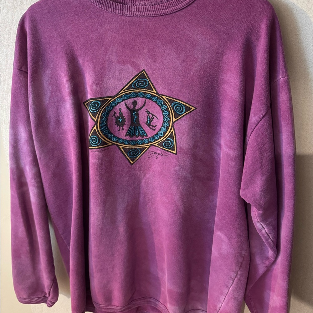 Vibrant Purple Women's Crew Neck Sweater